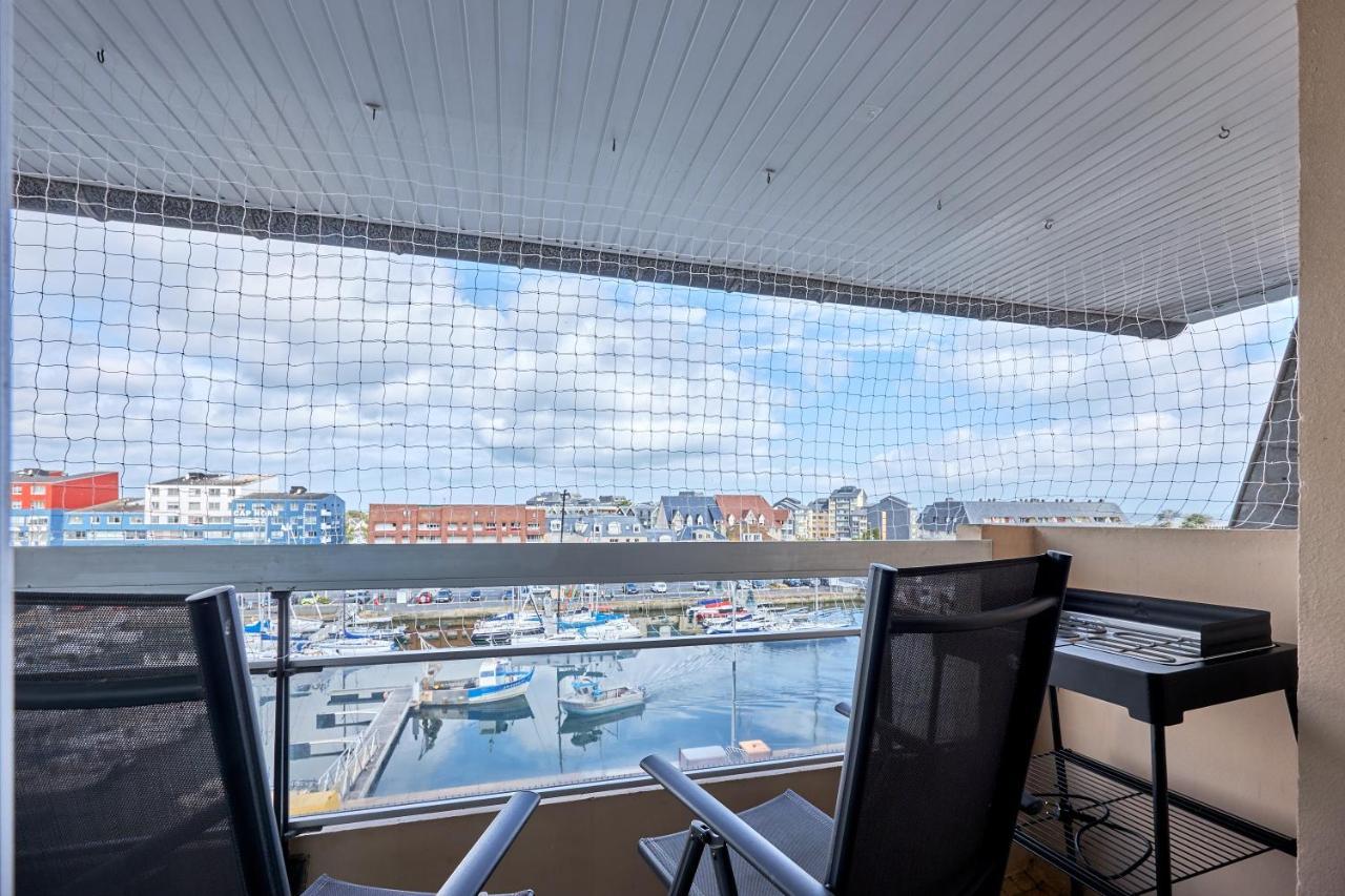 Le Tikahupo - Charmant Appt Vue Sur Le Port Courseulles-sur-Mer Exterior foto
