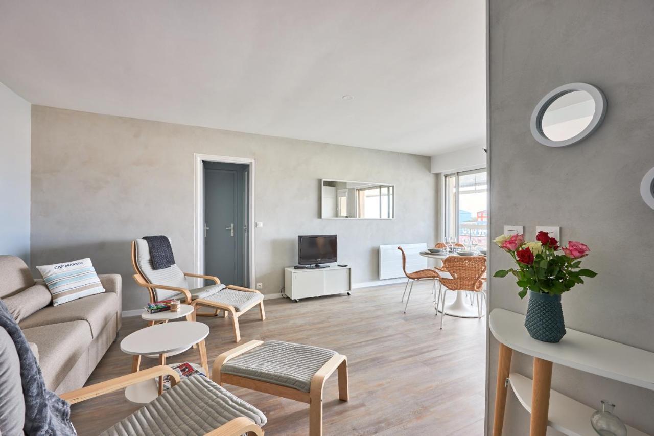 Le Tikahupo - Charmant Appt Vue Sur Le Port Courseulles-sur-Mer Exterior foto